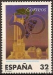 Stamps Spain -  ESPAÑA 1997 3497 Sello Nuevo Homenaje a la Vendimia Monumento en Requena Valencia