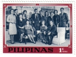 Sellos de Asia - Filipinas -  Joseph Kennedy y familia