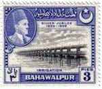 Stamps : Asia : Pakistan :  Bodas de plata  1924-1949. Riego