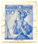 Stamps Austria -  Trajes Regionales Austriacos