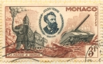 Stamps : Europe : Monaco :  50 Aniversario de la muerte de Julio Verne.