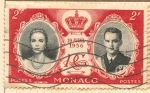 Stamps : Europe : Monaco :  Principes Grace y Rainiero