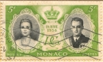 Stamps : Europe : Monaco :  Principes Grace y Rainiero