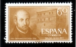 Stamps : Europe : Spain :  1955 IV Cent. muerte S Ignacio de Loyola. Edifil 1167