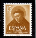 Stamps Spain -  1955 V Cent. canonización S Vicente Ferrer Edifil 1183