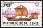 Stamps Africa - Benin -  nave de vela romana