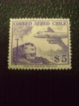 Stamps : America : Chile :  aereo internacional