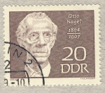 Stamps Germany -  DDR Otto Nagel  1804-1907