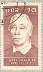 Stamps Germany -  DDR Kathe Kollwitz 1867