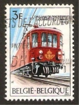 Stamps Belgium -  1488 - dia del sello, locomotora de correos