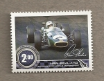 Stamps New Zealand -  Campeonatos mundiales automovilismo