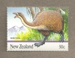 Sellos del Mundo : Oceania : New_Zealand : Moa gigante, extinto