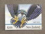 Stamps Oceania - New Zealand -  Aguila gigante
