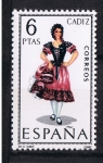 Stamps Spain -  Edifil  1777  Trajes típicos españoles  