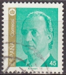 Stamps Spain -  ESPAÑA 1993 3261 Sello Serie Basica Rey S.M. D. Juan Carlos I 45p usado Michel3119 Scott2729