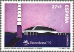 Stamps Spain -  ESPAÑA 1992 3216 Sello ** Juegos de la XXV Olimpiada Barcelona'92 Palau de Sant Jordi