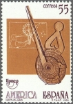 Stamps Spain -  ESPAÑA 1991 3141 Sello Nuevo América-UPAEP Viajes del Descubrimiento Nocturlabio Michel3015 Scott265