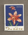 Stamps North Korea -  Lirio espontáneo