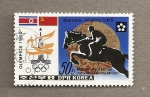 Stamps North Korea -  Juegos Olimpicos Moscú 1980
