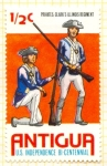 Stamps : America : Antigua_and_Barbuda :  Milicia de Fusileros de Pensilvania