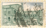 Stamps Spain -  Monasterio de Yuste.