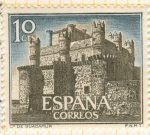 Stamps Spain -  Castillo de Guadamur