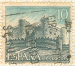 Stamps Spain -  Castillo Belmonte (Cuenca)