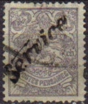 Stamps Asia - Iran -  IRAN 1903 Scott O9 Sello 2c Sobreimpresionado Service usado