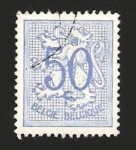 Stamps Belgium -  leon heraldica