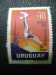 Sellos de America - Uruguay -  heroe del arroyo de oro