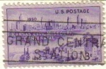 Sellos de America - Estados Unidos -  USA 1950 Scott 994 Sello Centenario Kansas City Missouri usado Estados Unidos Etats Unis