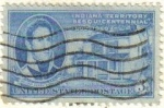 Stamps United States -  USA 1950 Scott 996 Sello Aniversario de Indiana usado Estados Unidos Etats Unis