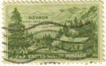Stamps United States -  USA 1950 Scott 999 Sello Nevada Valle Carson usado Estados Unidos Etats Unis