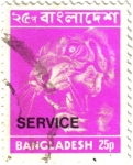 Stamps Bangladesh -  El tigre de Bengala real