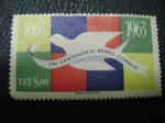 Sellos de America - Brasil -  tri centenario brasil  correo