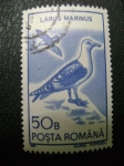 Stamps : Europe : Romania :  larus marinus