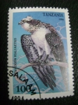 Stamps : Africa : Tanzania :  pandion haliaetus