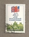 Stamps Russia -  40 aniv. de la Conferencia de Postdam
