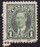 Sellos de America - Canad -  Rey Jorge VI