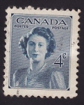 Stamps Canada -  Princesa Elizabeth