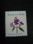 Stamps : America : Brazil :  tibouchina granulosa