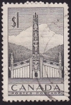 Stamps : America : Canada :  Totem (amerindio)