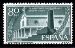 Stamps Spain -  1956 XX anivrsario Franco jefe del estado Edifil 1199