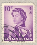 Stamps Hong Kong -  Queen Elizabeth II