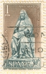 Stamps Spain -  Santa Brígida de Vadstena (Suecia)
