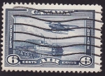 Stamps : America : Canada :  Barco de vapor y avión anfibio