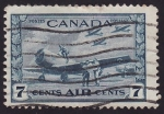 Stamps Canada -  Avión militar