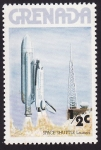 Stamps : America : Grenada :  Space Shuttle Launch