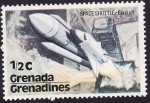 Stamps : America : Grenada :  Space Shuttle Blast off