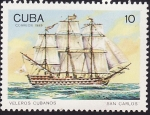 Stamps Cuba -  Veleros Cubanos San Carlos